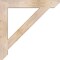 Ekena Millwork Traditional Slat Smooth Bracket, Douglas Fir, 3 1/2"W x 28"D x 28"H BKT04X28X28TRA06SDF - alternate 3
